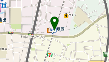 塚西の地図画像