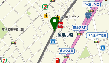鶴見市場の地図画像