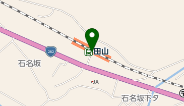 田山の地図画像