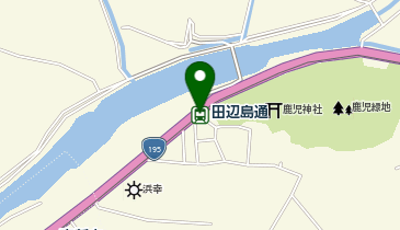 田辺島通の地図画像