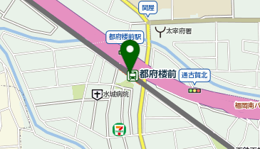 都府楼前の地図画像