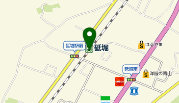 砥堀の地図画像