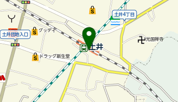 土井の地図画像