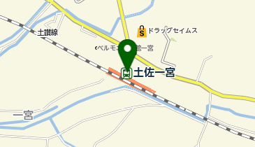 土佐一宮の地図画像