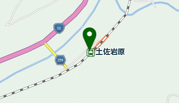 土佐岩原の地図画像