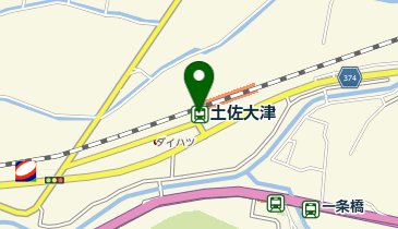 土佐大津の地図画像