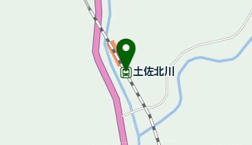 土佐北川の地図画像