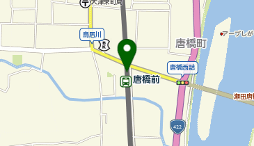 唐橋前の地図画像