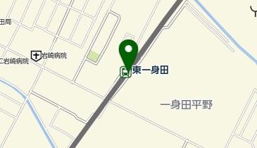 東一身田の地図画像