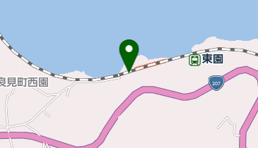 東園の地図画像