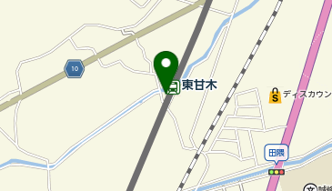 東甘木の地図画像