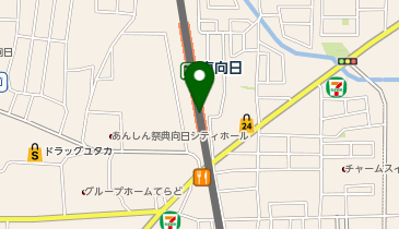 東向日の地図画像