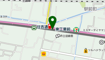 東工業前の地図画像