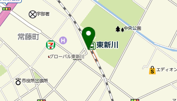 東新川(山口県)の地図画像