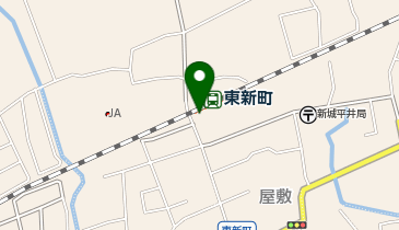 東新町の地図画像