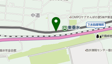 東垂水の地図画像