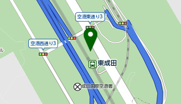 東成田の地図画像