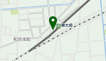 東大垣の地図画像