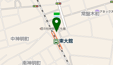 東大館の地図画像