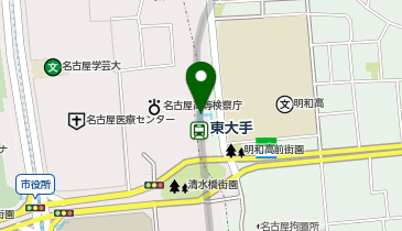 東大手の地図画像