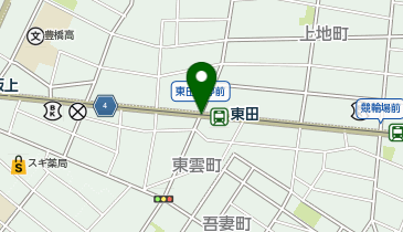 東田の地図画像