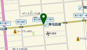 東屯田通の地図画像