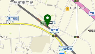 東二見の地図画像