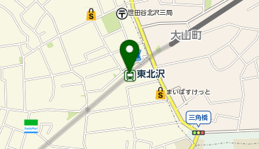 東北沢の地図画像