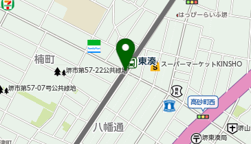 東湊の地図画像