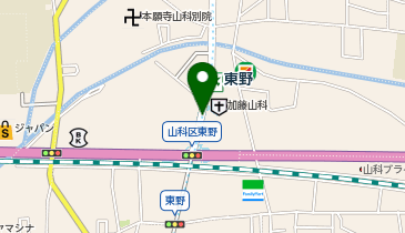 東野(京都府)の地図画像