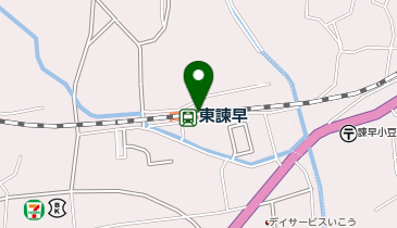 東諫早の地図画像