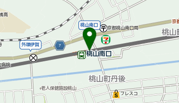 桃山南口の地図画像