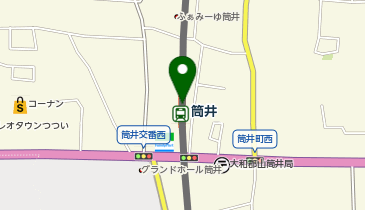 筒井(奈良県)の地図画像