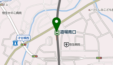 道場南口の地図画像