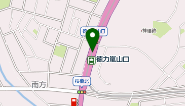 徳力嵐山口の地図画像