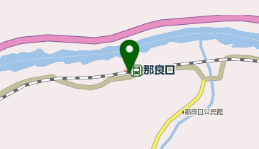 那良口の地図画像