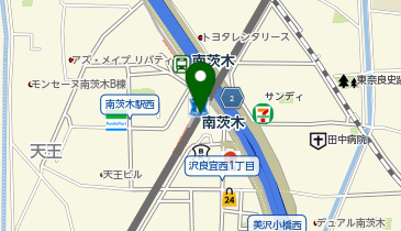 南茨木(阪急線)の地図画像
