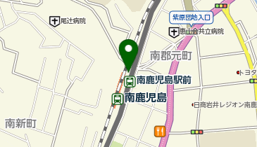 南鹿児島の地図画像