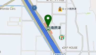 南摂津の地図画像