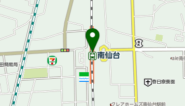 南仙台の地図画像