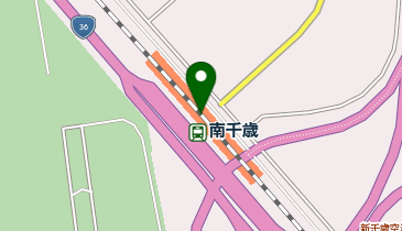 南千歳の地図画像