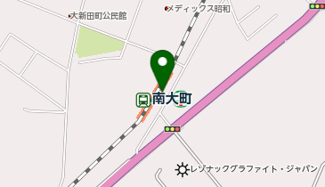南大町の地図画像