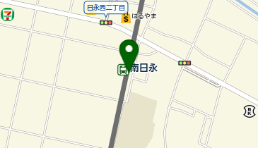 南日永の地図画像