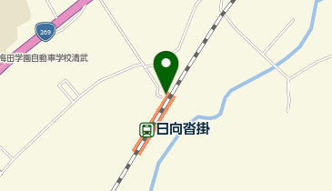 日向沓掛の地図画像