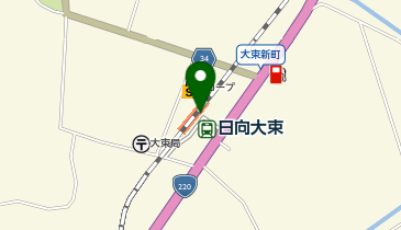 日向大束の地図画像