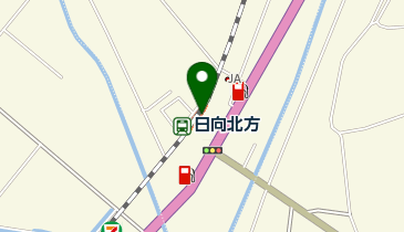 日向北方の地図画像