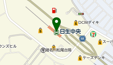日生中央の地図画像