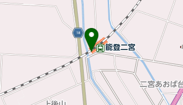 能登二宮の地図画像