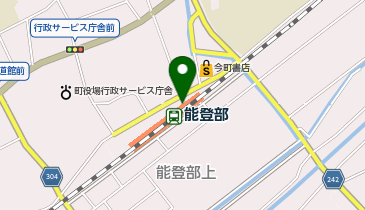 能登部の地図画像