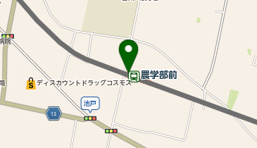 農学部前の地図画像